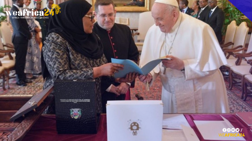 Tanzanian President Samia Holds Historic Meeting with Pope Francis at Vatican